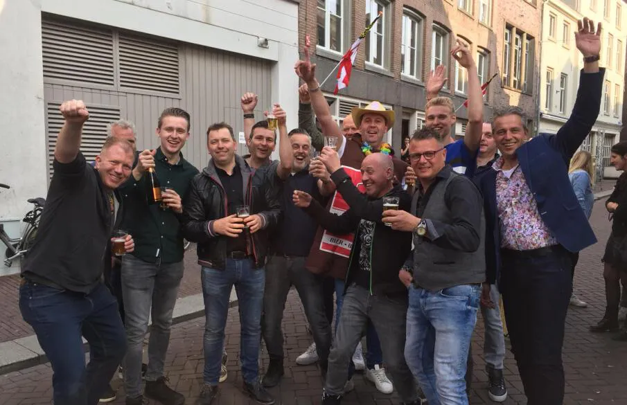 Actief vrijgezellenfeest mannen