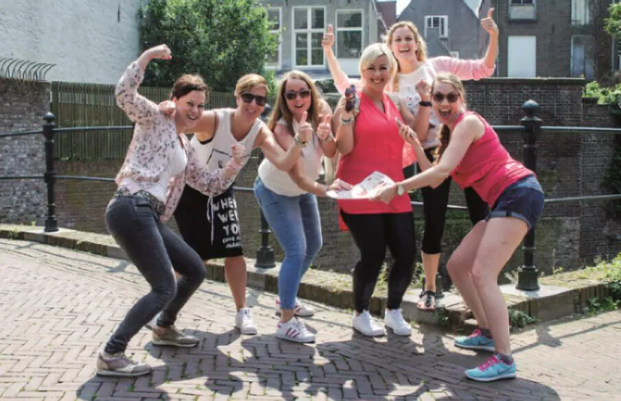 Actief vrijgezellenfeest vrouwen