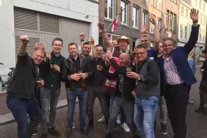 Sportief vrijgezellenfeest mannen