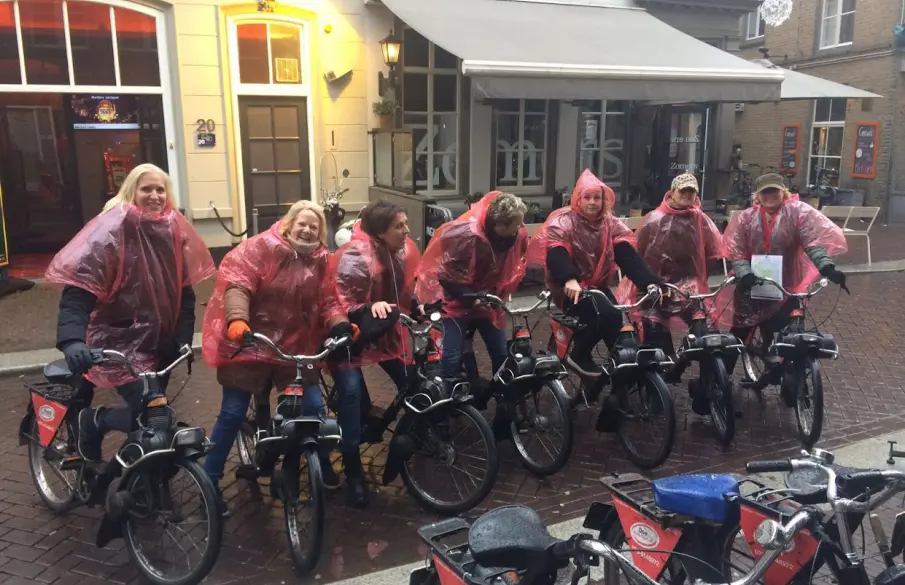 Solex rijden in Den Bosch